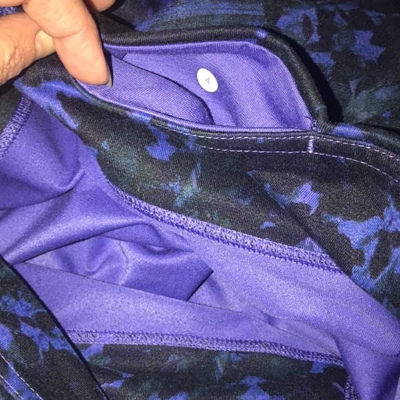 Lululemon Wunder Under size 4 crop floral sport leggings - Picture 9 of 11